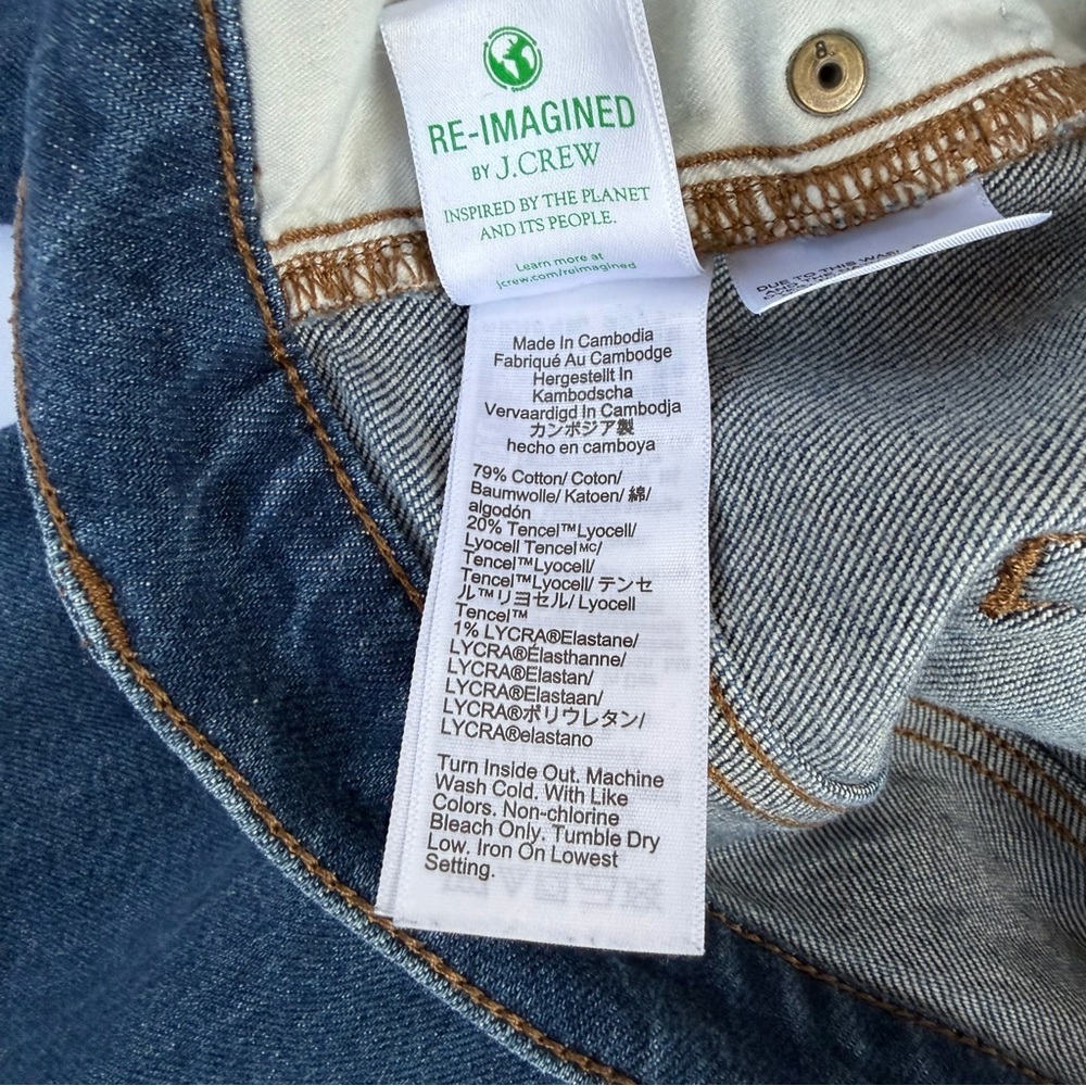 Woman’s J. Crew Brand Cropped Jeans Size 32​ - Picture 7 of 10